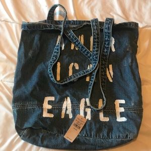 American eagle hoodie and bag